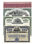 John D. Rockefeller Signed Stock Certificate for Standard Oil Trust -- Signed by Rockefeller as President in 1883